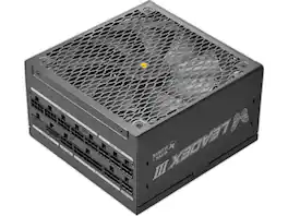 Super Flower - Leadex III ATX 3.1 1300W 80+ Gold, ECO Semi-Fanless Mode, Full Modular Power Supply - Black