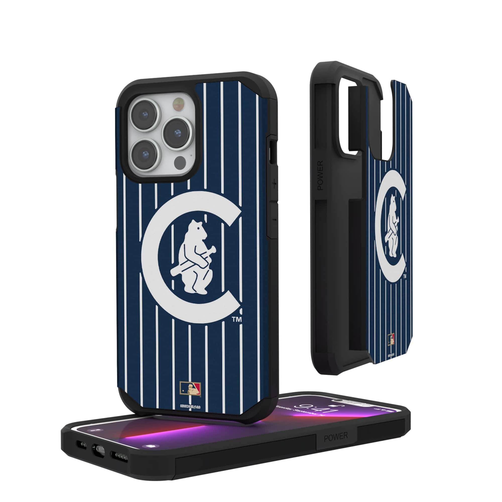 Keyscaper - MLB - Chicago Cubs 1911-12 Logo iPhone Pinstripe Cooperstown Design Rugged Case - 12 mini/13 mini - Multicolor price history on PriceWatchPro