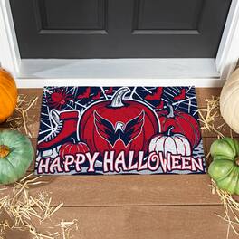 Evergreen Enterprises - Washington Capitals 28" x 16" Happy Halloween Turf Door Mat - Multicolor