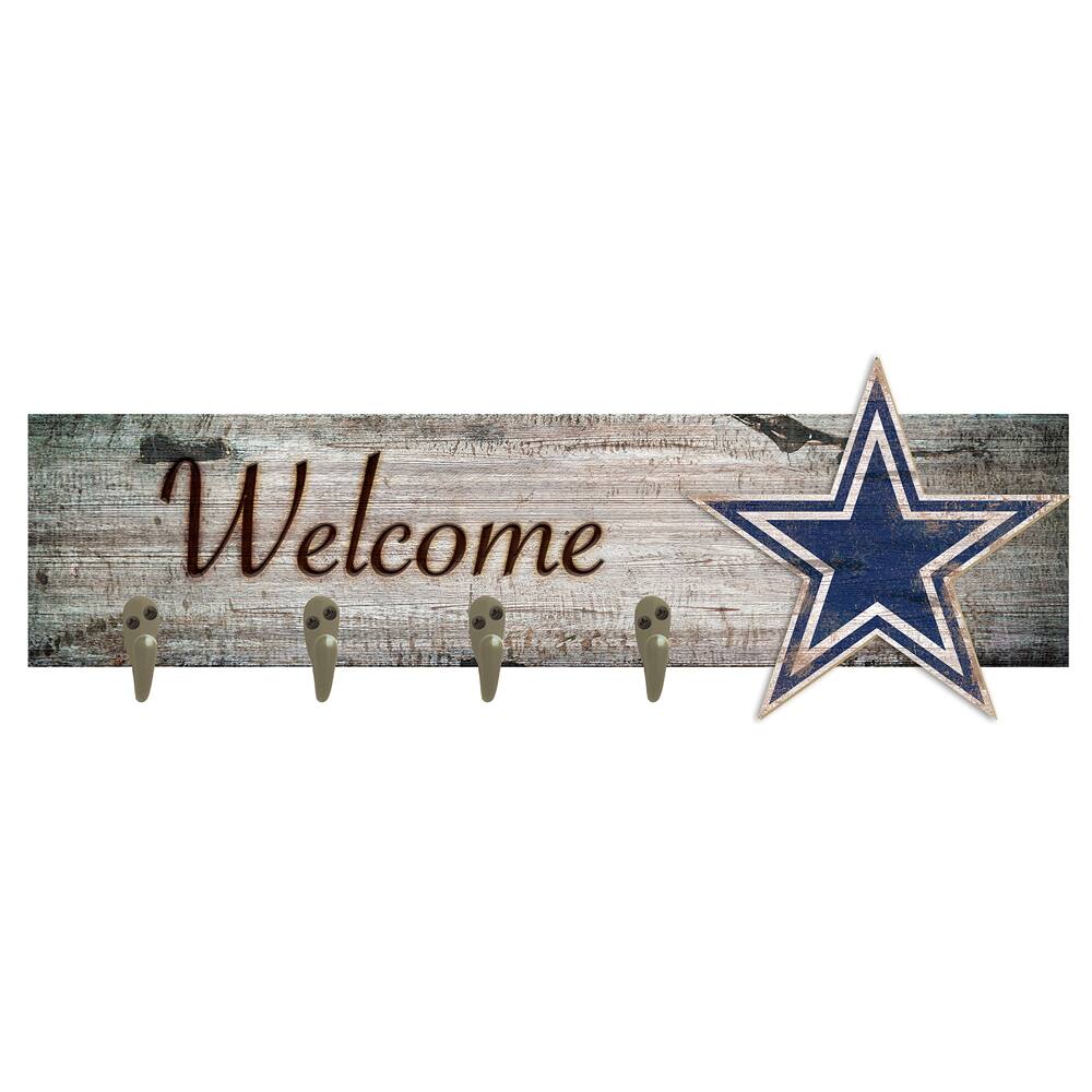 Dallas Cowboys 24" x 6" Mounted Coat Hanger