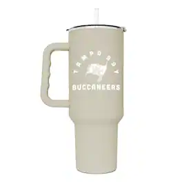 Logo Brands - Tampa Bay Buccaneers 40oz. Sand Soft Touch Tumbler - Multicolor