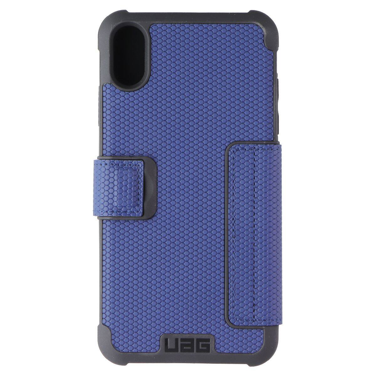 Front. UAG - UAG Metropolis Series Case for Apple iPhone XS Max - Navy Blue - Blue.
