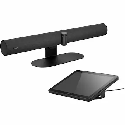 Front. Jabra - Jabra PanaCast 50 Video Bar System ZR - For Video Conferencing - 3840 x 2160 Video (Live) - 4K - Network (RJ-45) - 1 x - Black.