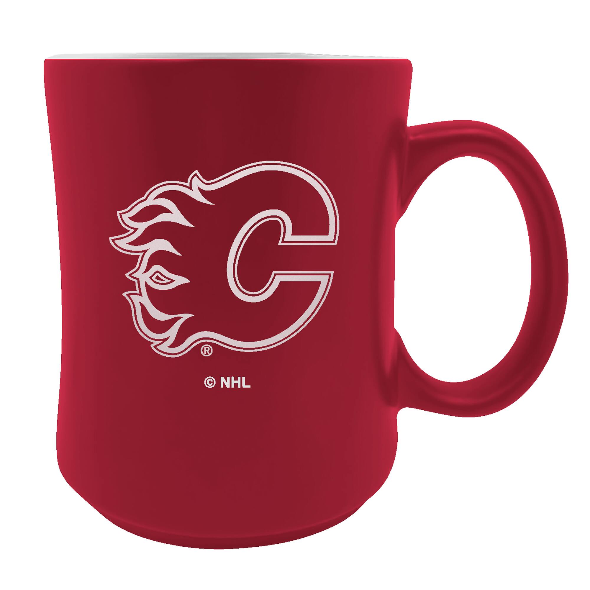 Front. Great American Products - Calgary Flames 19oz. Starter Mug - Multicolor.