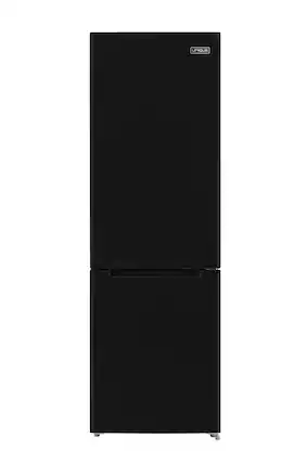 Front. Unique Appliances - 12 cu. ft. Solar Powered DC Refrigerator - Midnight Black.