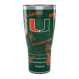 Tervis - Miami Hurricanes 30oz. Swag Tumbler With Slider Lid - Multicolor