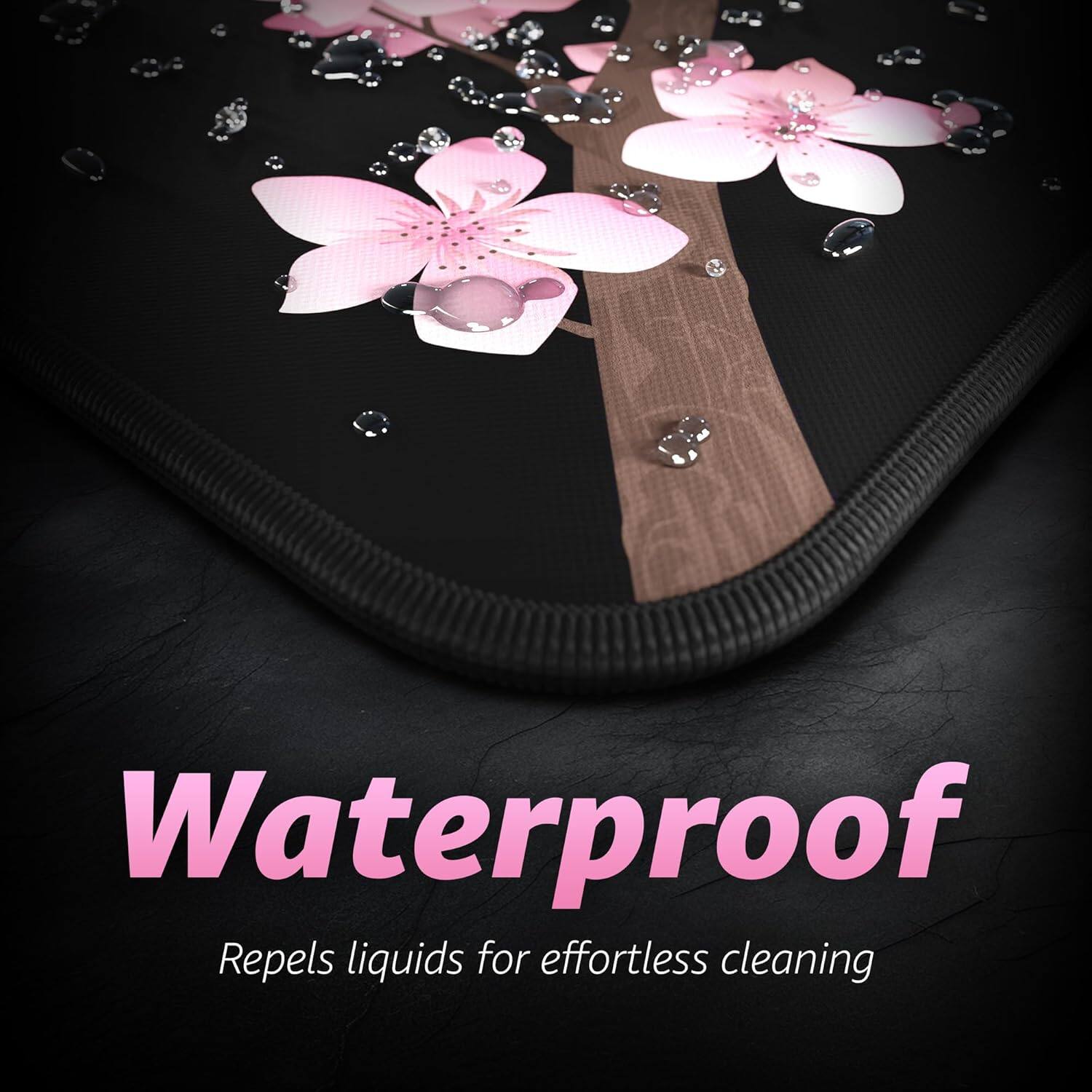 Waterproof  
Repels liquids for effortless cleaning