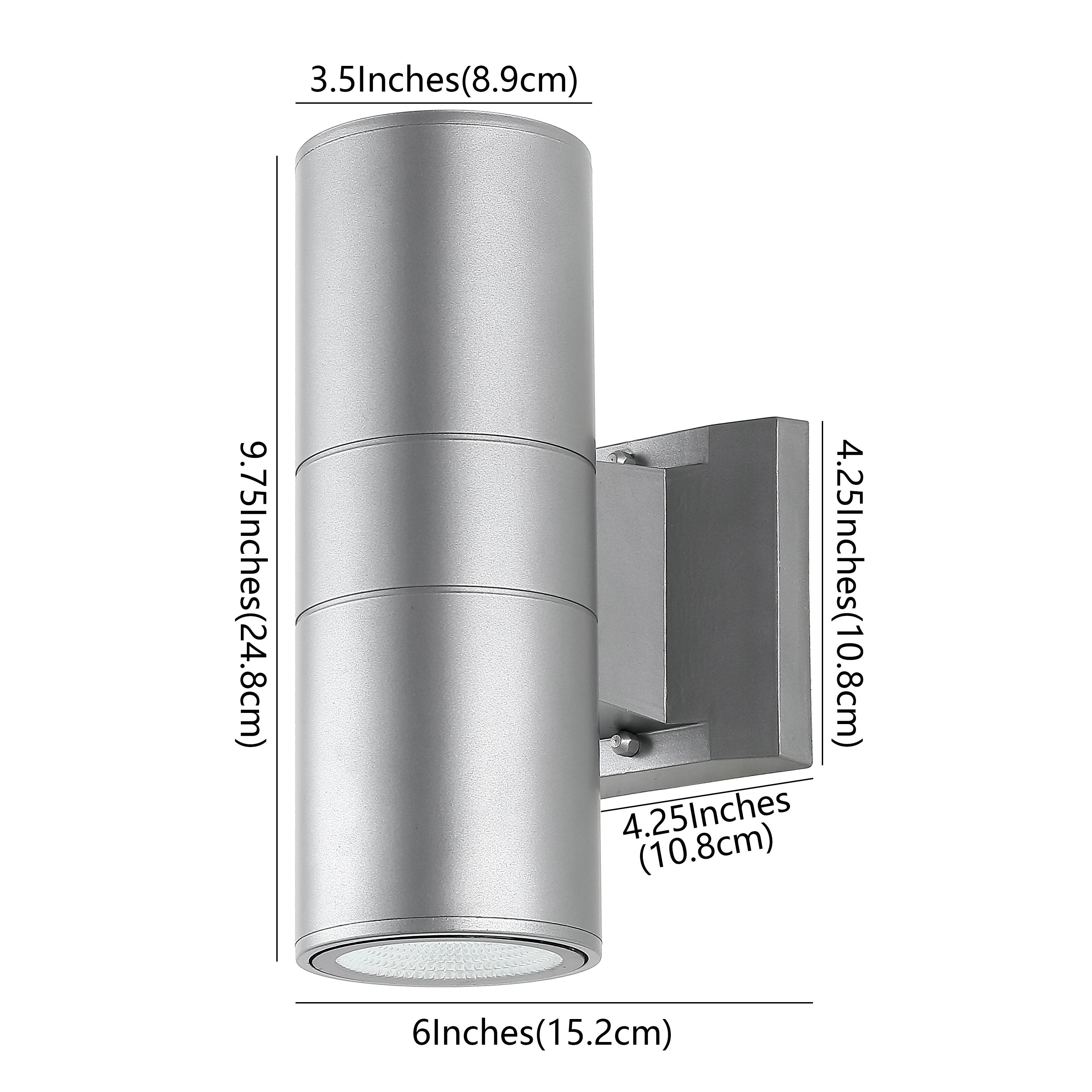 3.5 inches (8.9 cm)  
9.75 inches (24.8 cm)  
4.25 inches (10.8 cm)  
4.25 inches (10.8 cm)  
6 inches (15.2 cm)