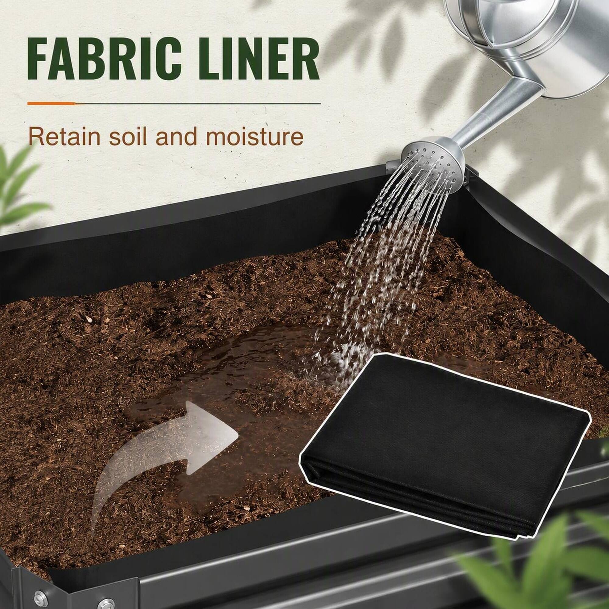 FABRIC LINER  
Retain soil and moisture