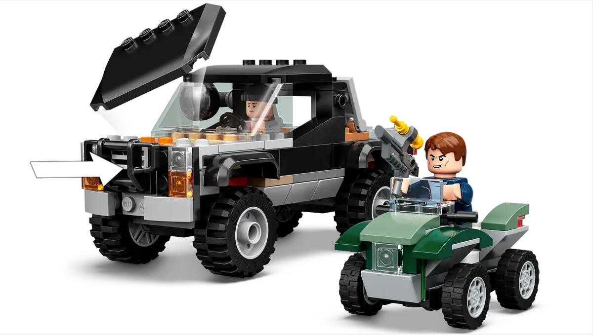 Alt View 1. LEGO - LEGO 76950 Triceratops Pickup Truck Ambush.