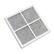 Angle. HQRP - 2-Pack Refrigerator Air Filter Replacement LT120F for LG LFCS31626S LFX32945ST LFXC24726S.