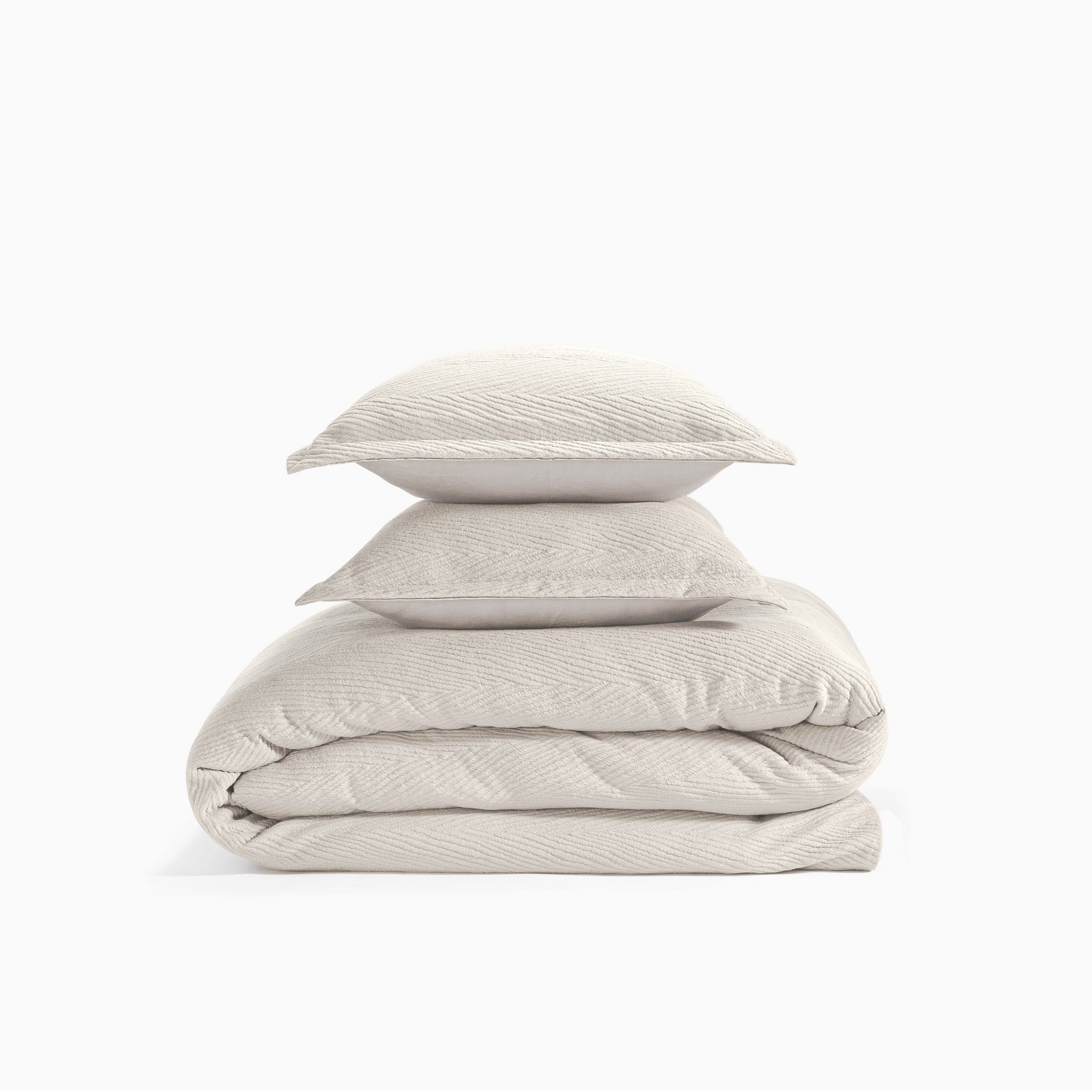 Alt View 2. Bedgear - Performance® Duvet & Sham Set - Arrowhead - Blush, King - blush.