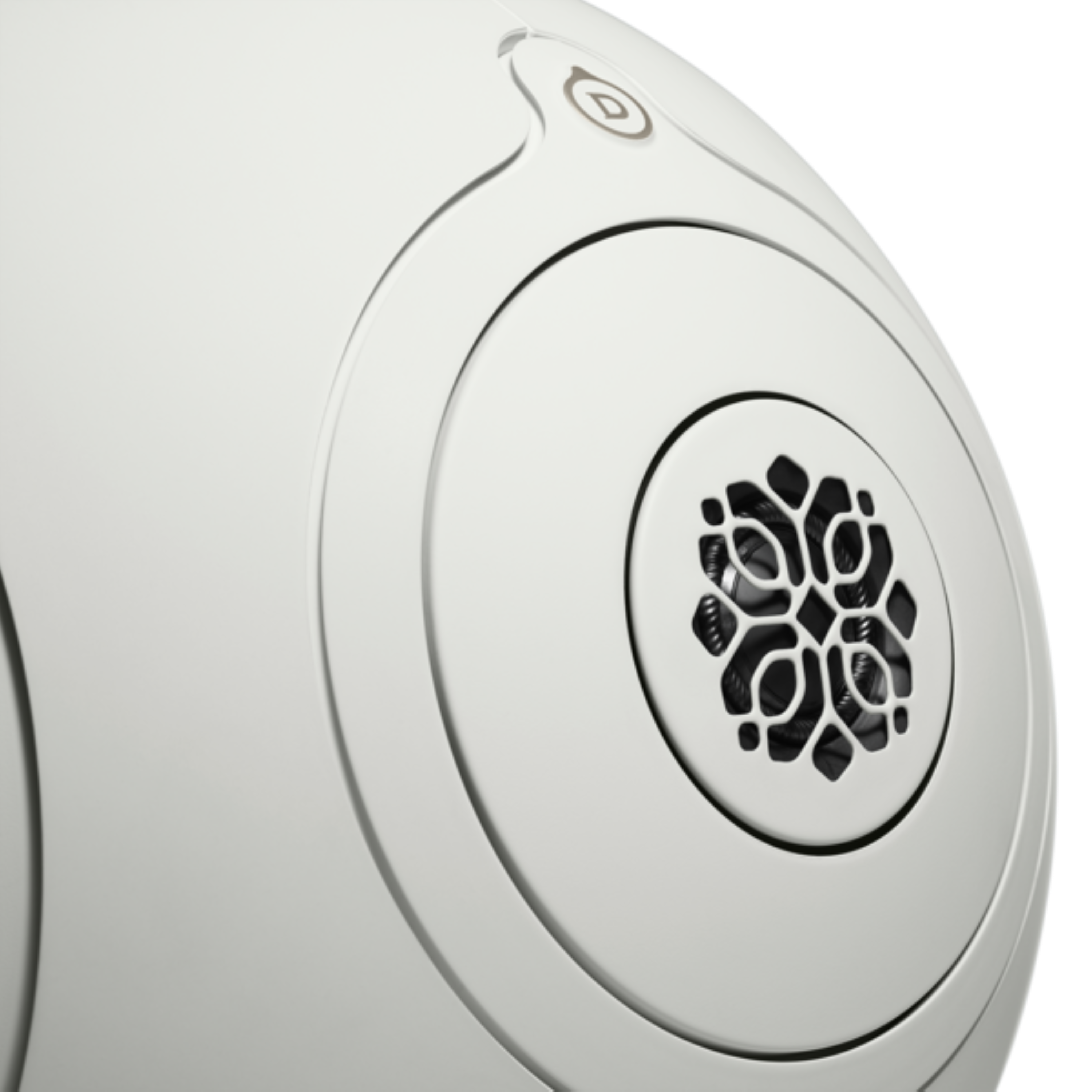 Back. Devialet - Phantom Ultimate 108 dB Speaker - Light Pearl.