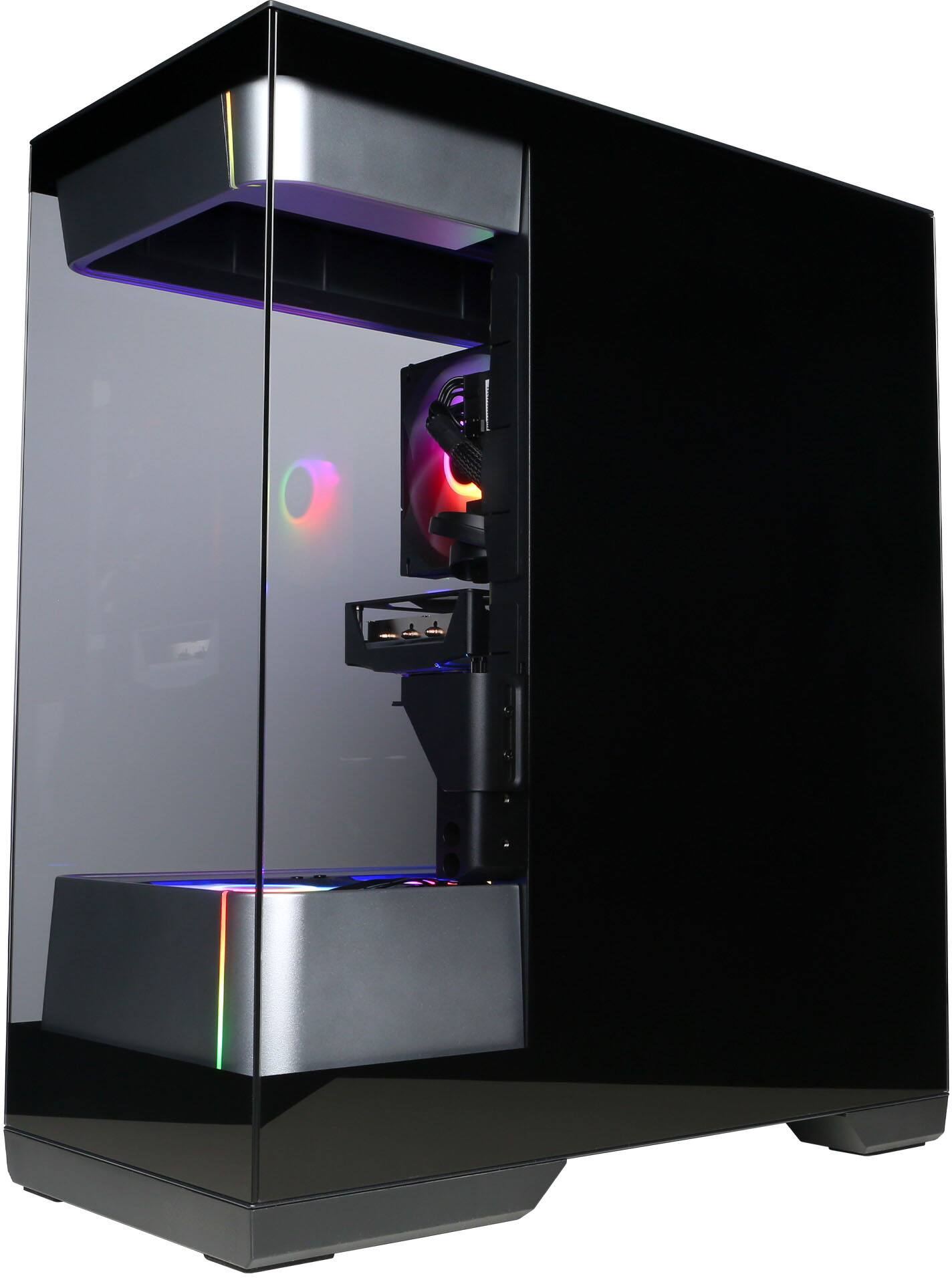 Alt View 5. CyberPowerPC - Gaming Desktop - AMD Ryzen 5 5500 - AMD Radeon RX 6500 XT 4GB - 16GB Memory - 1TB PCIe 4.0 SSD - Black.