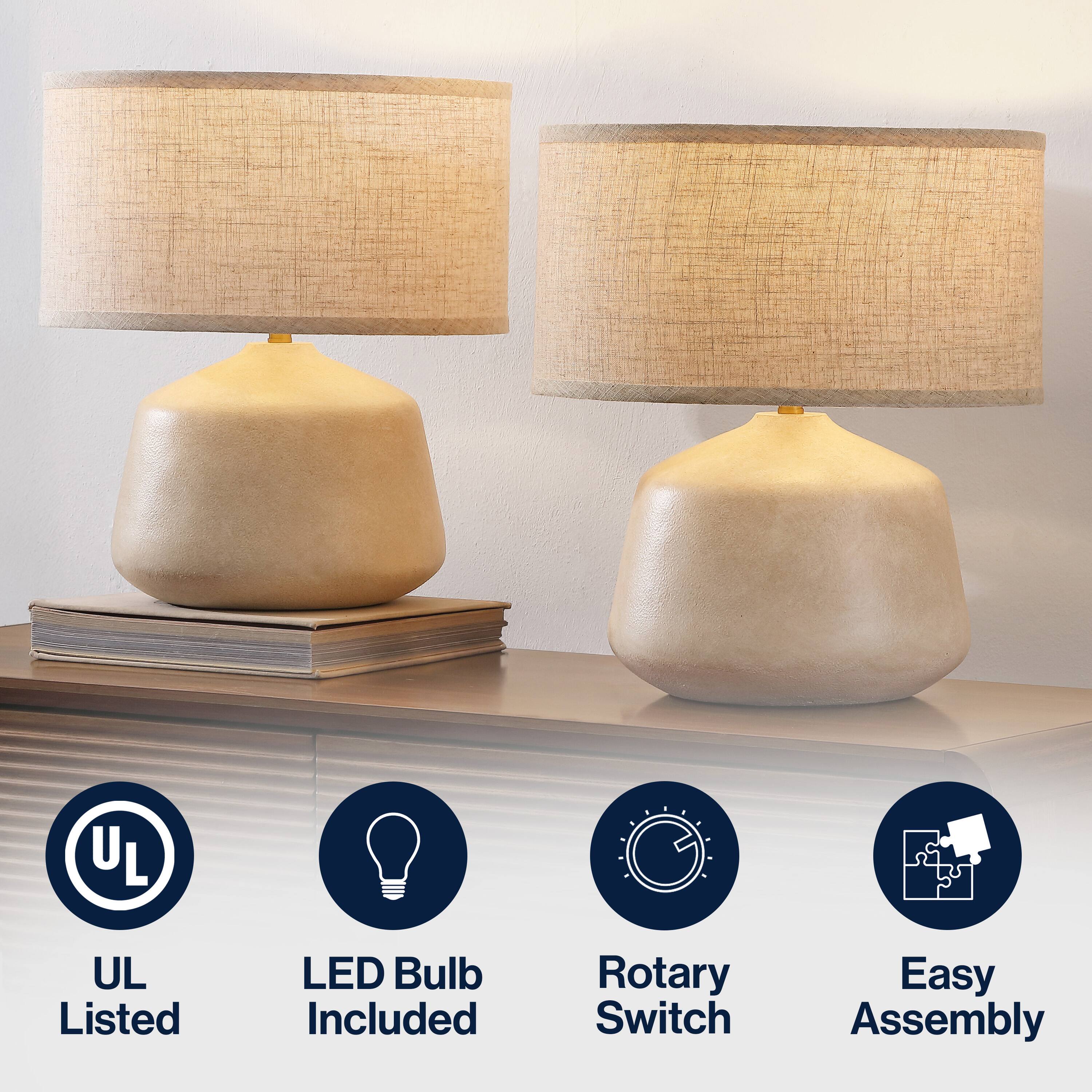 UL Listed LED Bulb Included Rotary Switch Easy Assembly