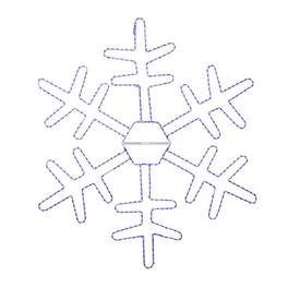 Celebrations - LED Snowflake 36 in. Hanging Decor - Blue