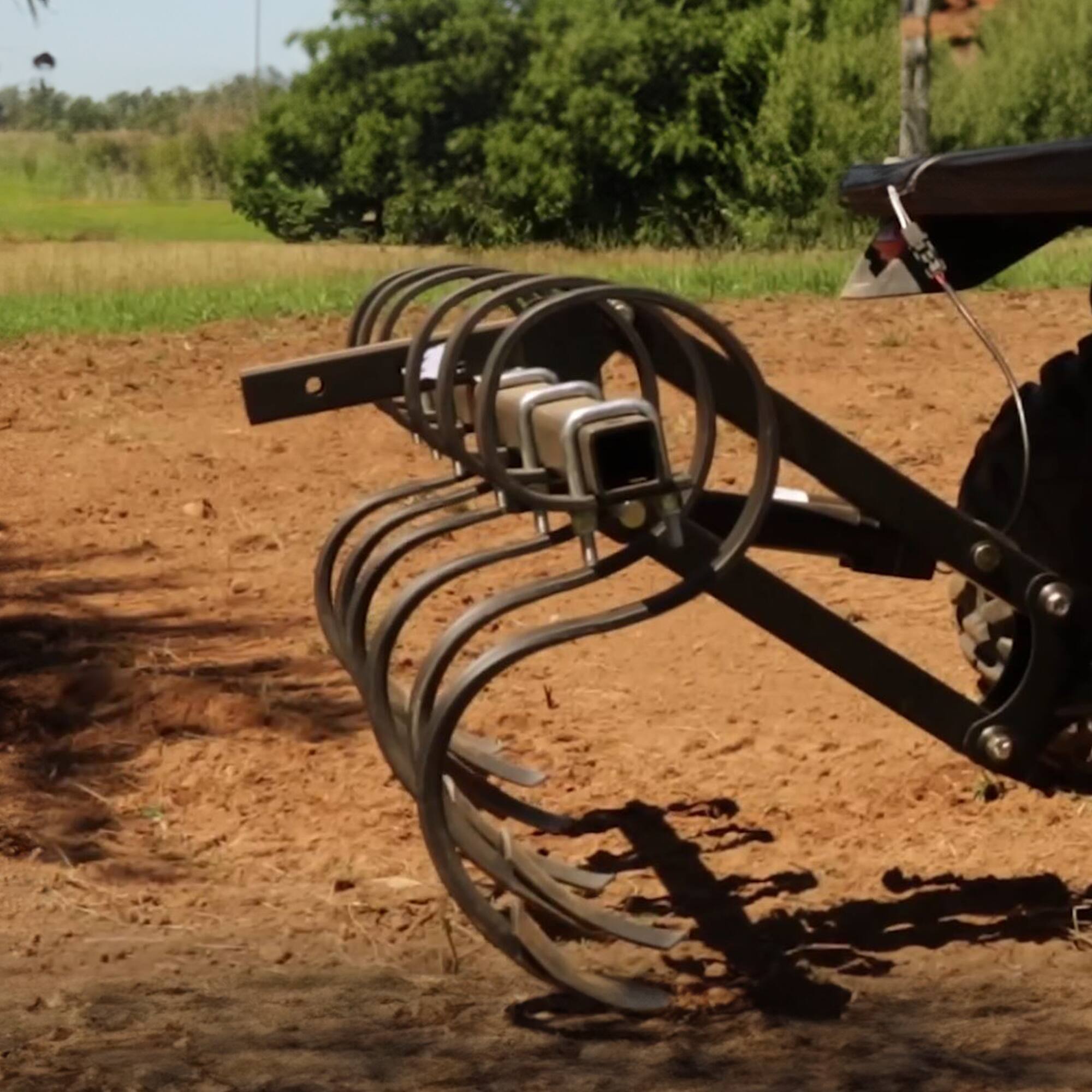 Alt View 3. Camco - Camco Black Boar ATV/UTV Implement Strong Outside Vehicle Manual Lift Attachment - Black.