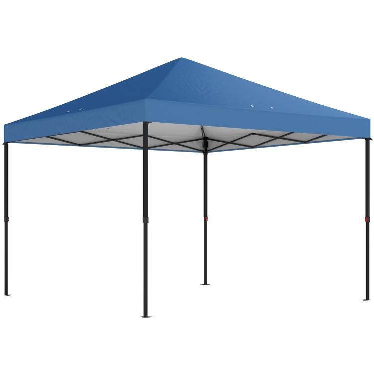 Alt View 10. PULUZ - 10 x 10 ft Pop Up Canopy Tent with One Push Setup, Outdoor Portable Instant Canopy Shelter w/ Roller Bag - Dark Blue.