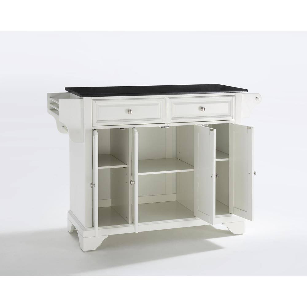 Crosley Furniture Lafayette Granite Top Full Size Kitchen Island/Cart ...
