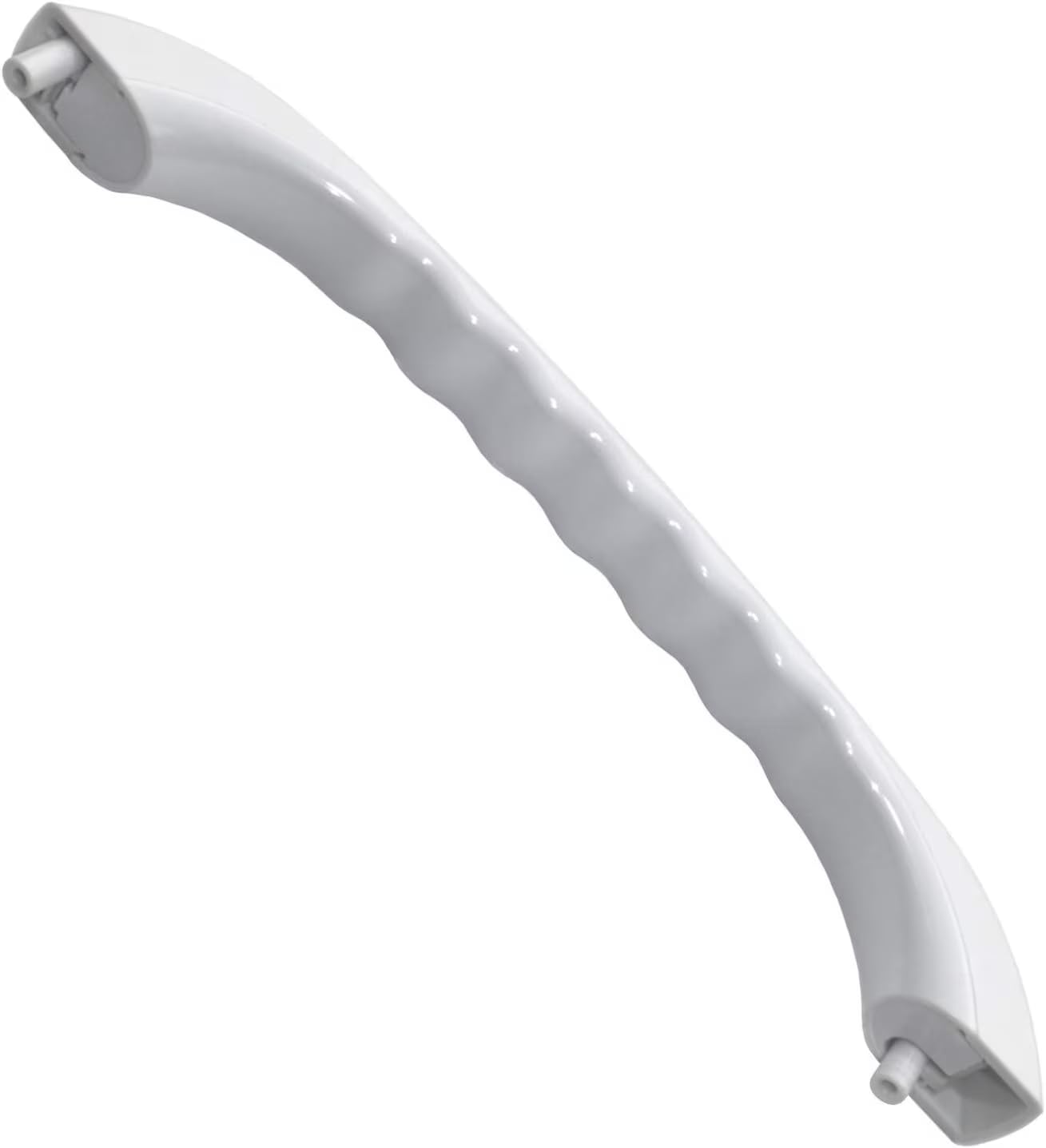 Front. HQRP - Microwave door handle replacement WB15X335 compatible with GE JVM1330WW01 JVM1331WW01 JVM1340WW01.