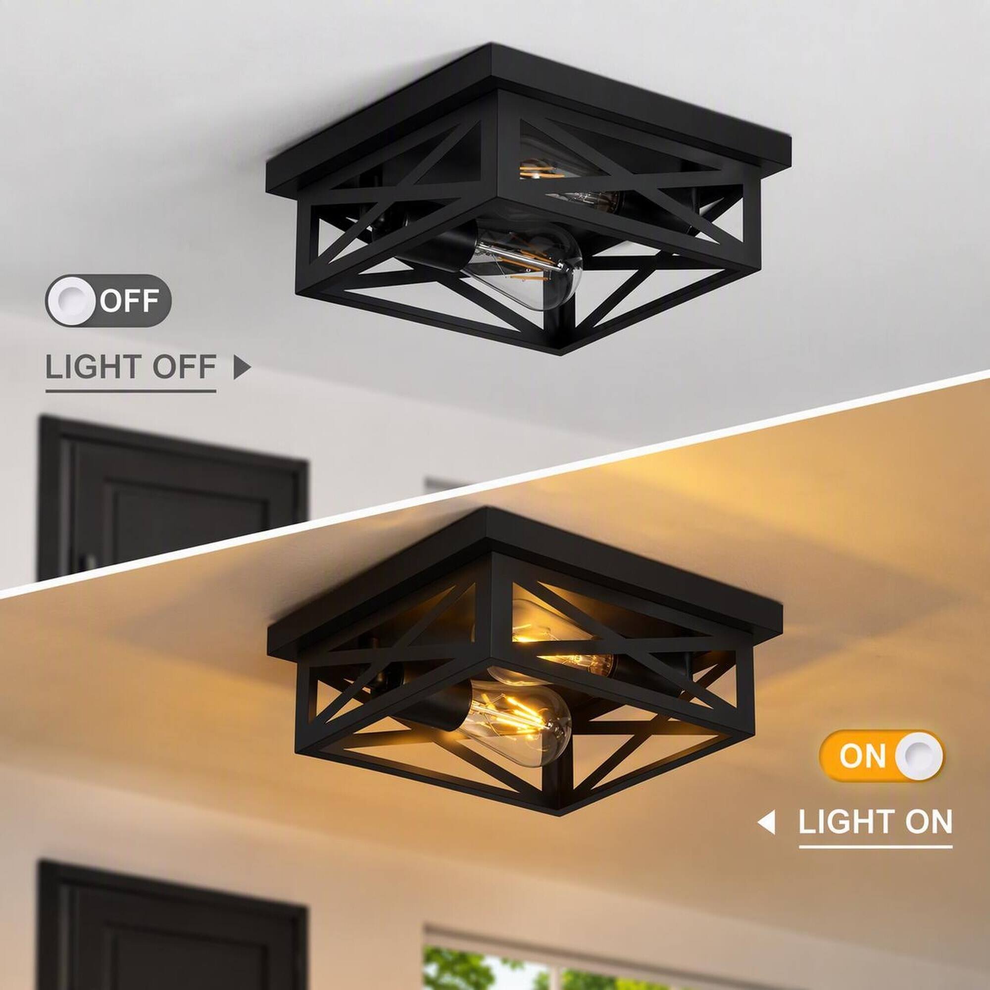 OFF  
LIGHT OFF  
ON  
LIGHT ON