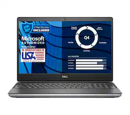 Dell - Refurbished Excellent - Precision 7550 Xeon W-10885M 2.4GHz, 64GB, 2TB SSD, 15.6" FHD, Windows 11 Pro (Refurbished) - Black