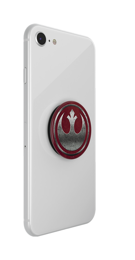 Alt View 2. PopSockets - Adhesive PopGrip Universal Grip & Stand for Cell Phones - Star Wars - Rebel Icon.