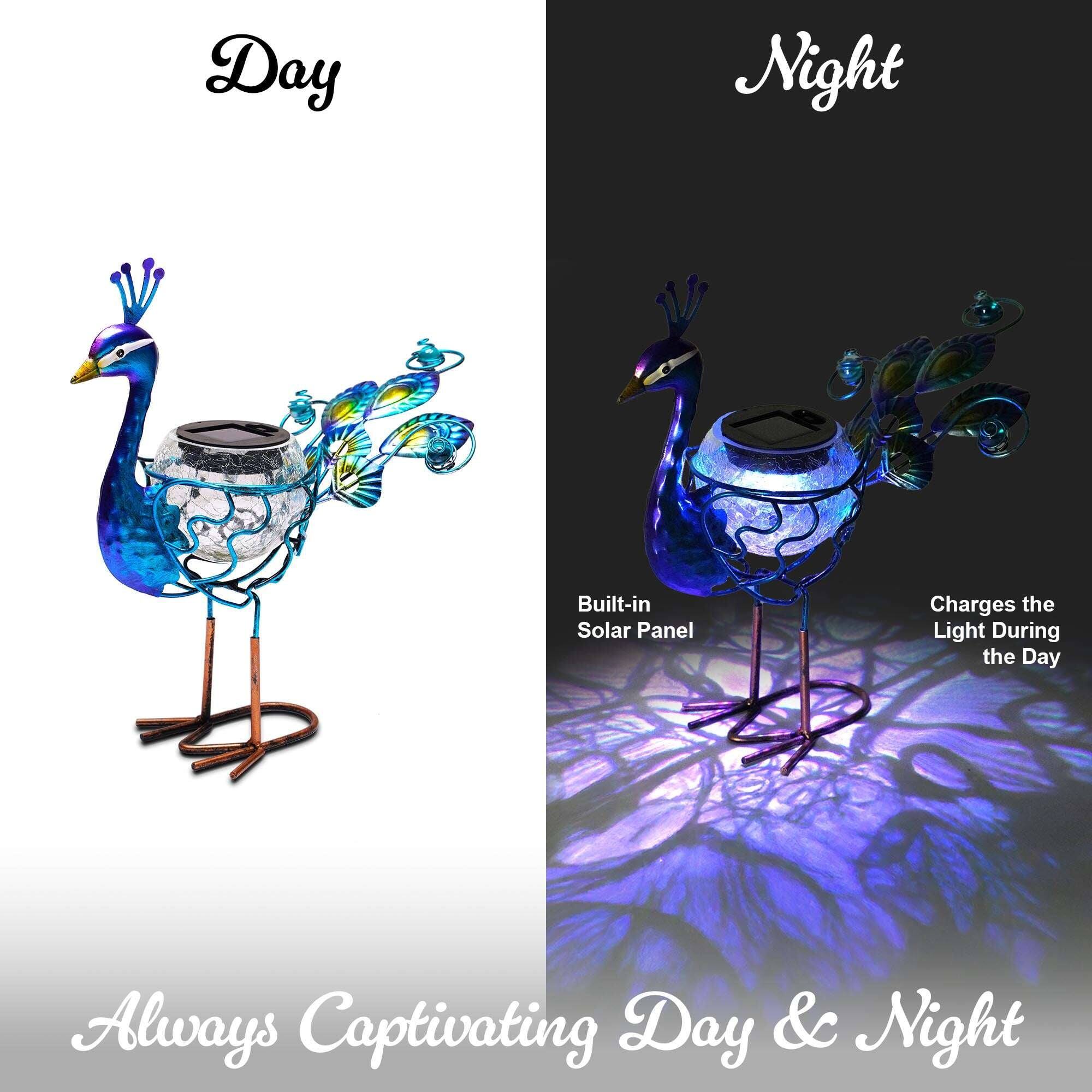 Day Night  
Built-in Solar Panel  
Charges the Light During the Day  
Always Captivating Day & Night