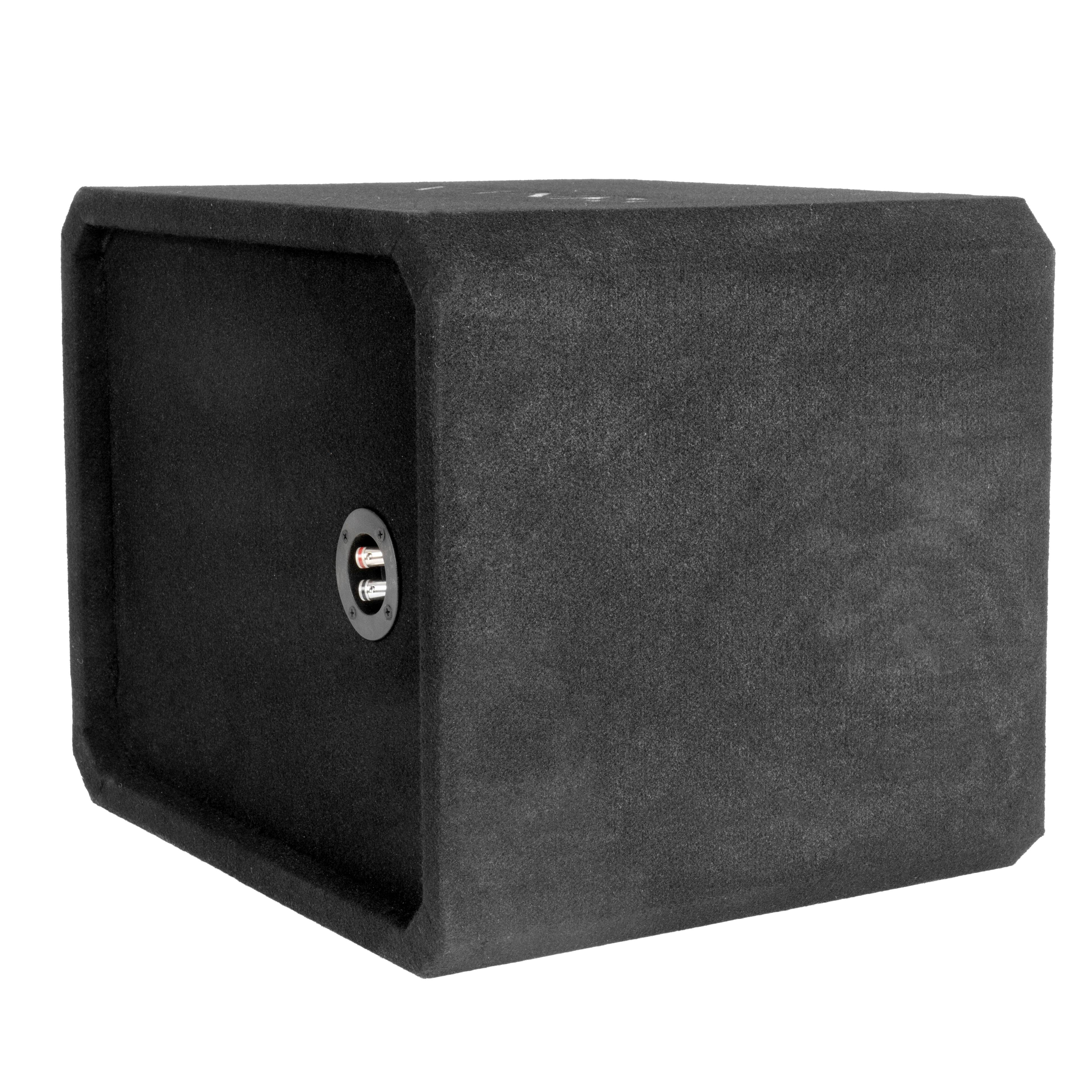 Alt View 4. NVX - NE121P Single 12" Slot Ported 3/4" MDF Subwoofer Enclosure.