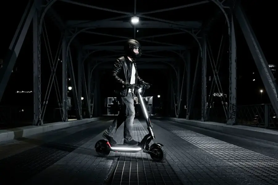 Alt View 15. Apollo - Pro 2024 Premium Dual-Motor  Electric Scooter w/62 mi Max Operating Range & 44 mph Max Speed - Space Gray.