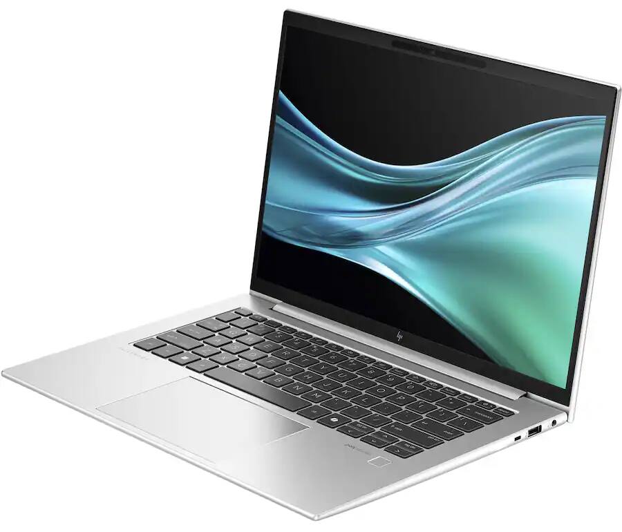 Back. HP - HP EliteBook 840 G11 Laptop 14.0 WUXGA (Intel Ultra 7 155U, 16GB DDR5, 1TB PCIe SSD, Win 11 Pro) w/USB Hub - Silver.