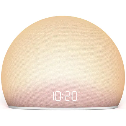 Front. Dazzed Corner - Sunrise Alarm Clock with White Noise, Natural Wake-Up Light - Pink.