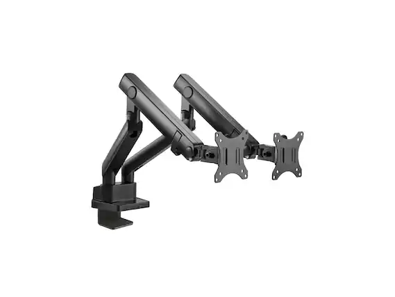 Front. Urban Factory - Urban Factory Flexee Dual Monitor Arm - Black - FAM02UF-BK - Black.