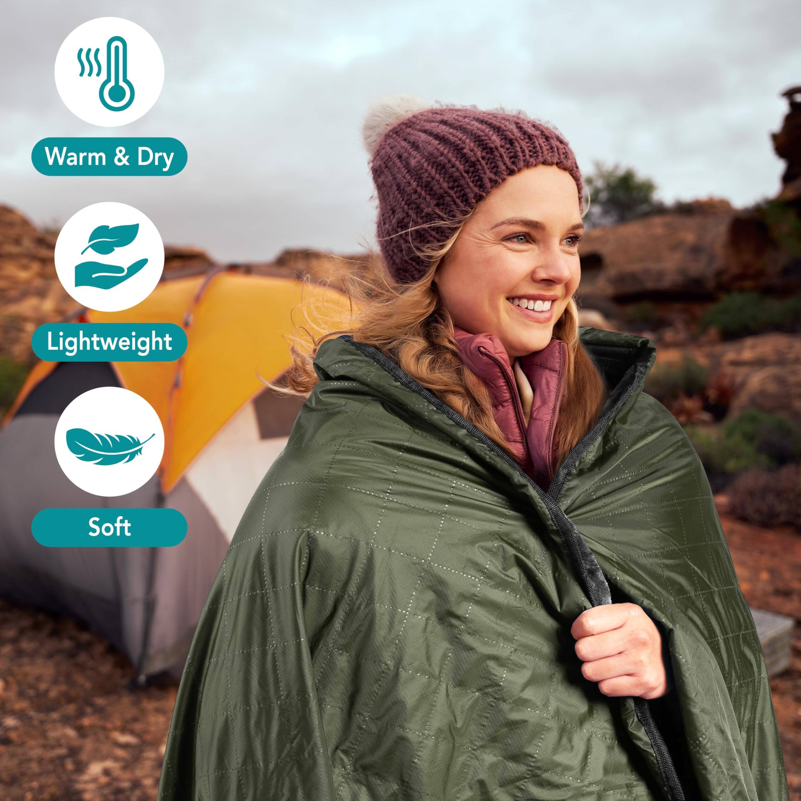 Warm & Dry  
Lightweight  
Soft