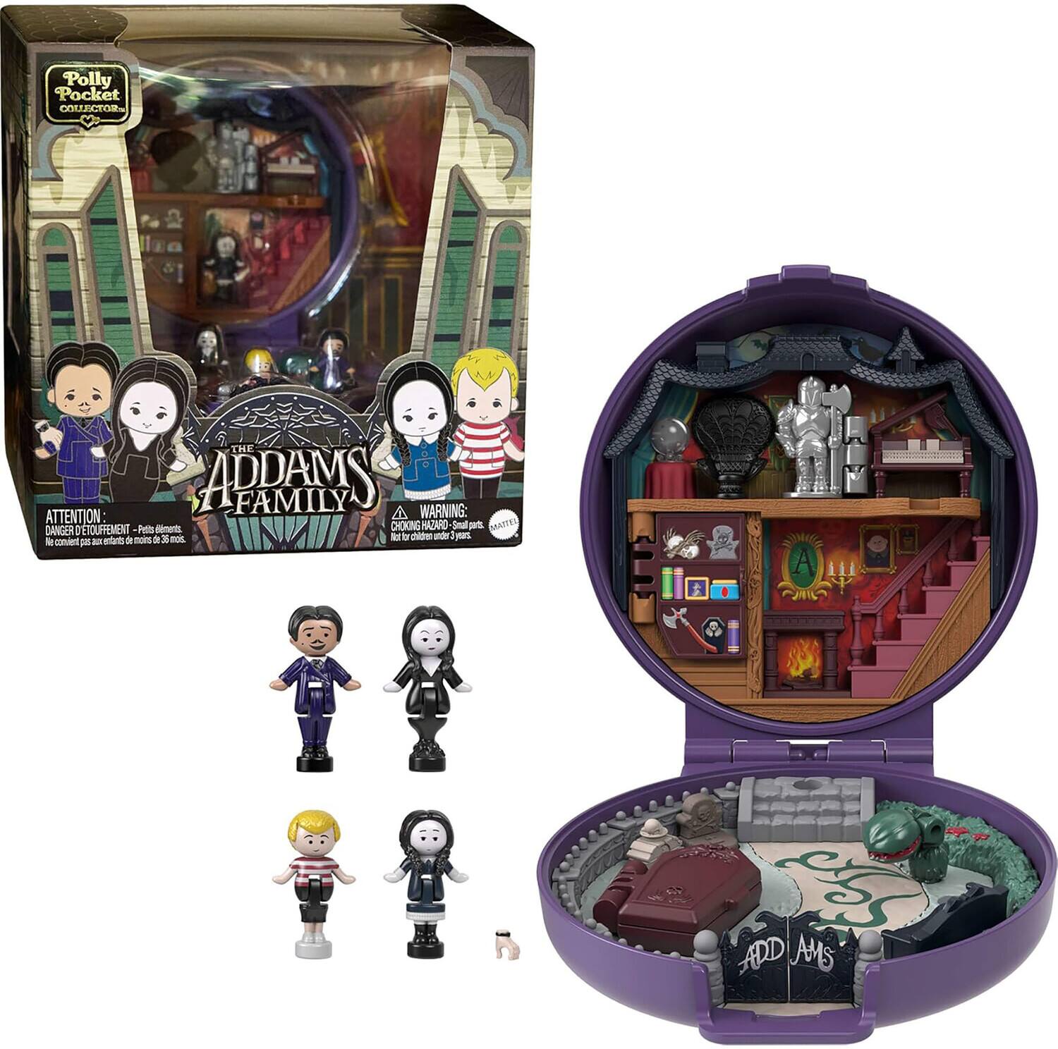 Mattel - Collectible - Polly Pocket Collector Addams Family Compact - COLLECTIBLES - Multicolor