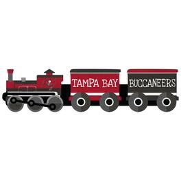 Fan Creations - Tampa Bay Buccaneers 6'' x 24'' Train Cutout Sign - Multicolor