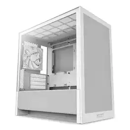 NZXT - H3 Flow Micro-ATX High-Airflow PC Case - White