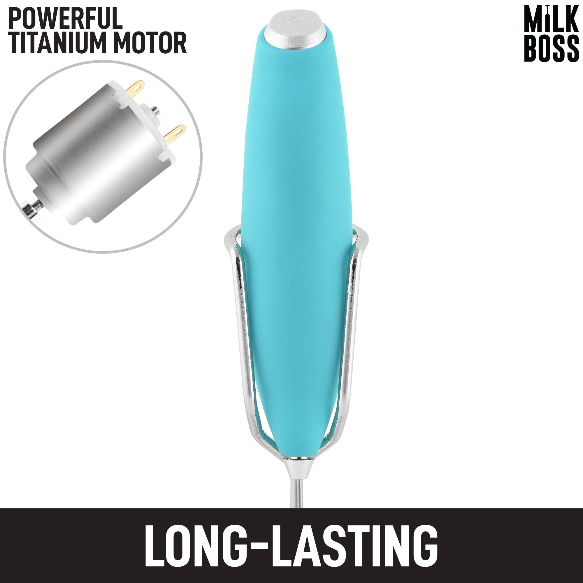 POWERFUL TITANIUM MOTOR  
LONG-LASTING  

MILK BOSS