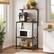 Alt View 11. Bestier - Kitchen Baker's Rack with Storage Shelves and USB Outlets - Rustic Brown.