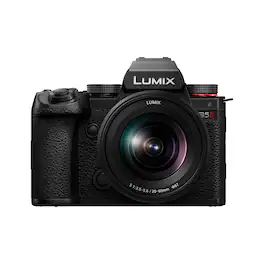 Panasonic - LUMIX S5II Mirrorless Camera W/ 20-60mm F3.5-5.6 L Mount Lens (DC-S5M2KK) (International Model) - Black