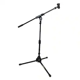 ProX - T-MIC05 Short Tripod Microphone Stand with Telescopic Boom
