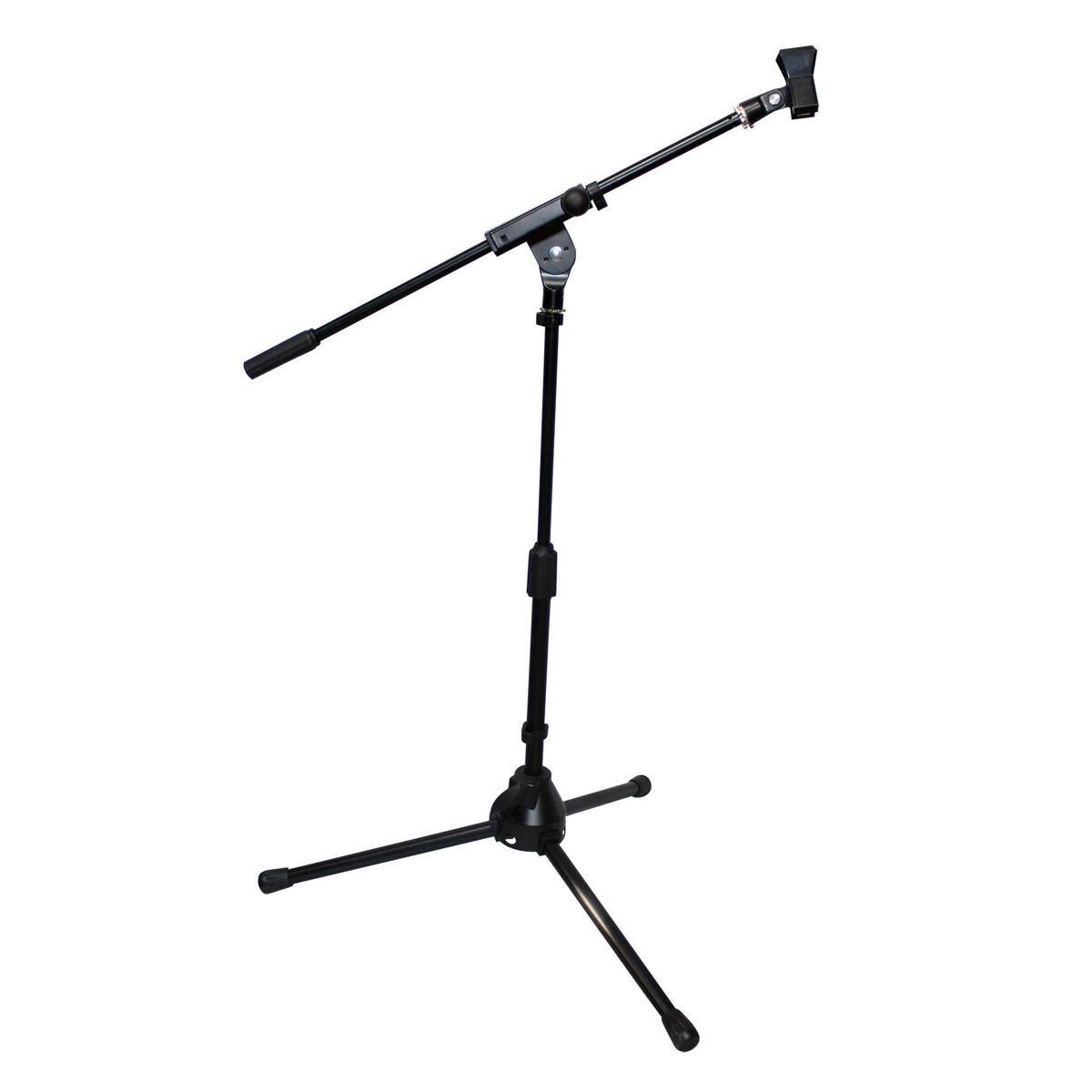Front. ProX - ProX T-MIC05 Short Tripod Microphone Stand with Telescopic Boom.