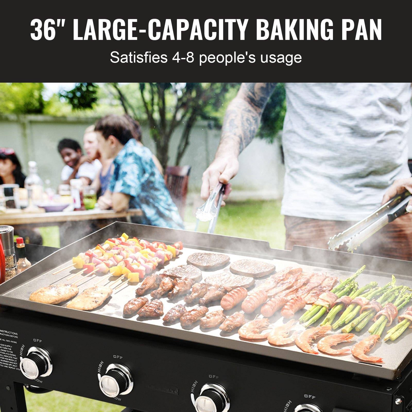 36" LARGE-CAPACITY BAKING PAN  
Satisfies 4-8 people's usage