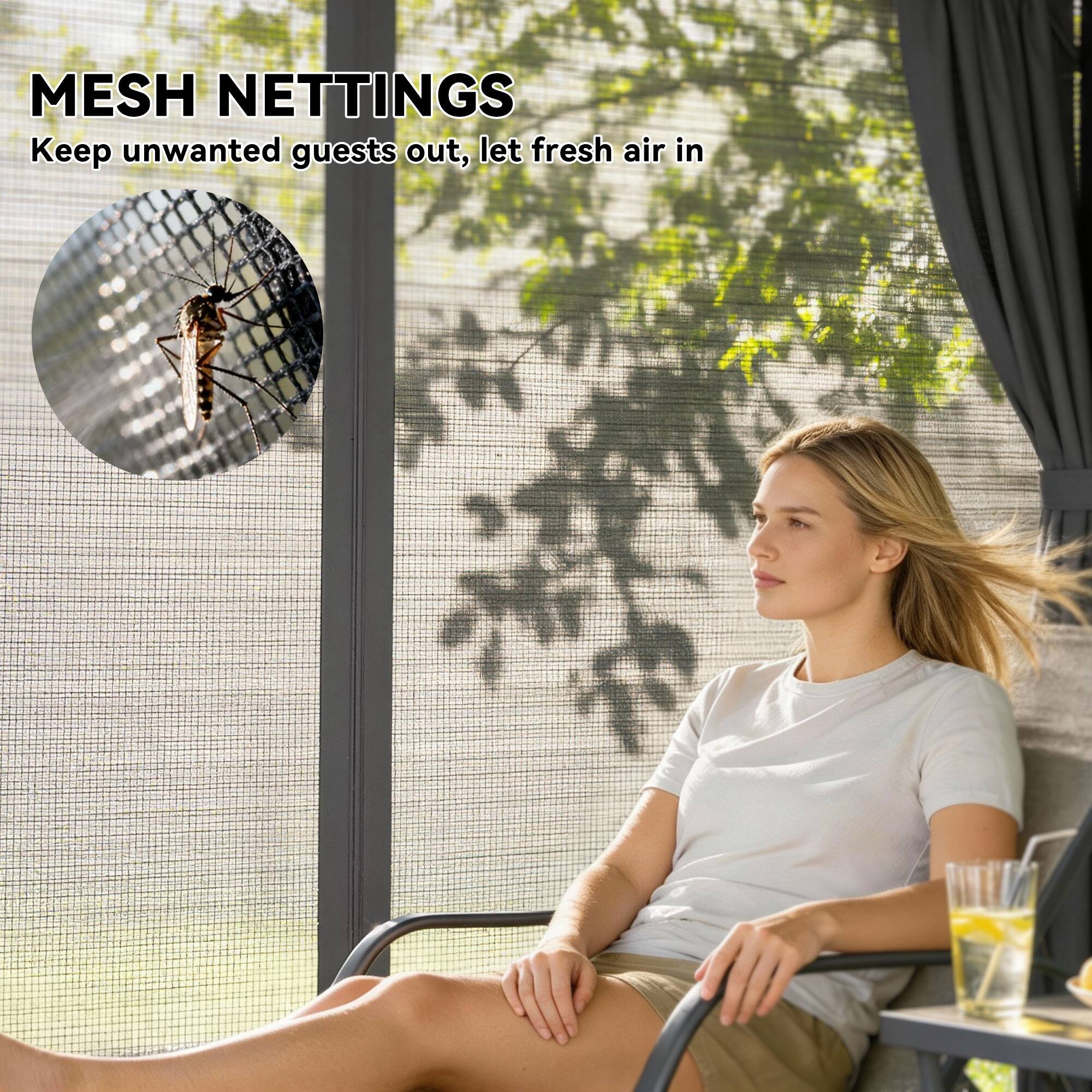 MESH NETTINGS  
Keep unwanted guests out, let fresh air in