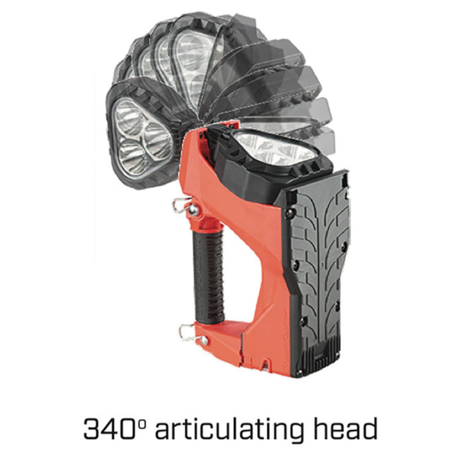 340° articulating head