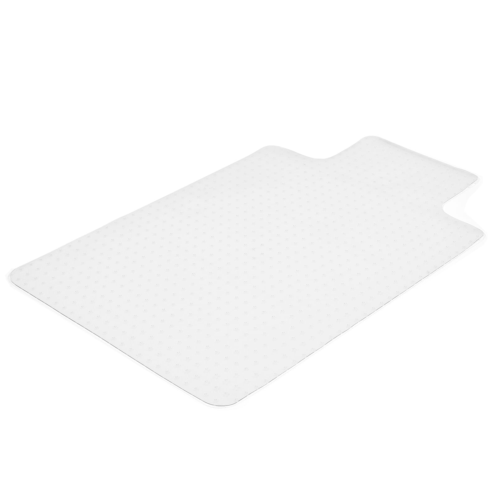 Winado - 48x30 Inch Anti-Slip PVC Chair Mat for Carpet Protection - Frosted Mat with Nail - Clear