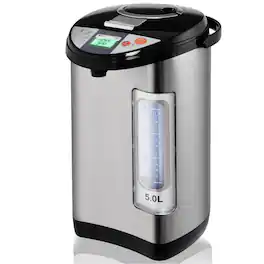 Sugift - 5-liter Electric LCD Water Boiler and Warmer - Silver