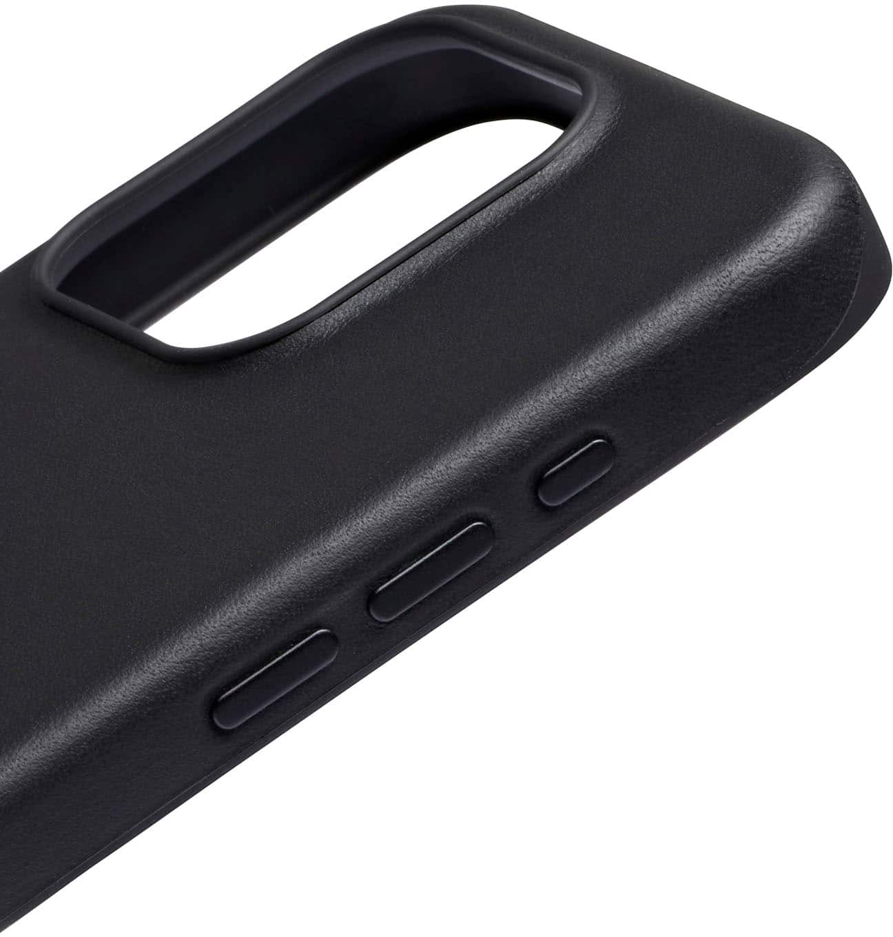 Alt View 1. Bellroy - iPhone 15 Pro Max Leather Phone Case - Black.