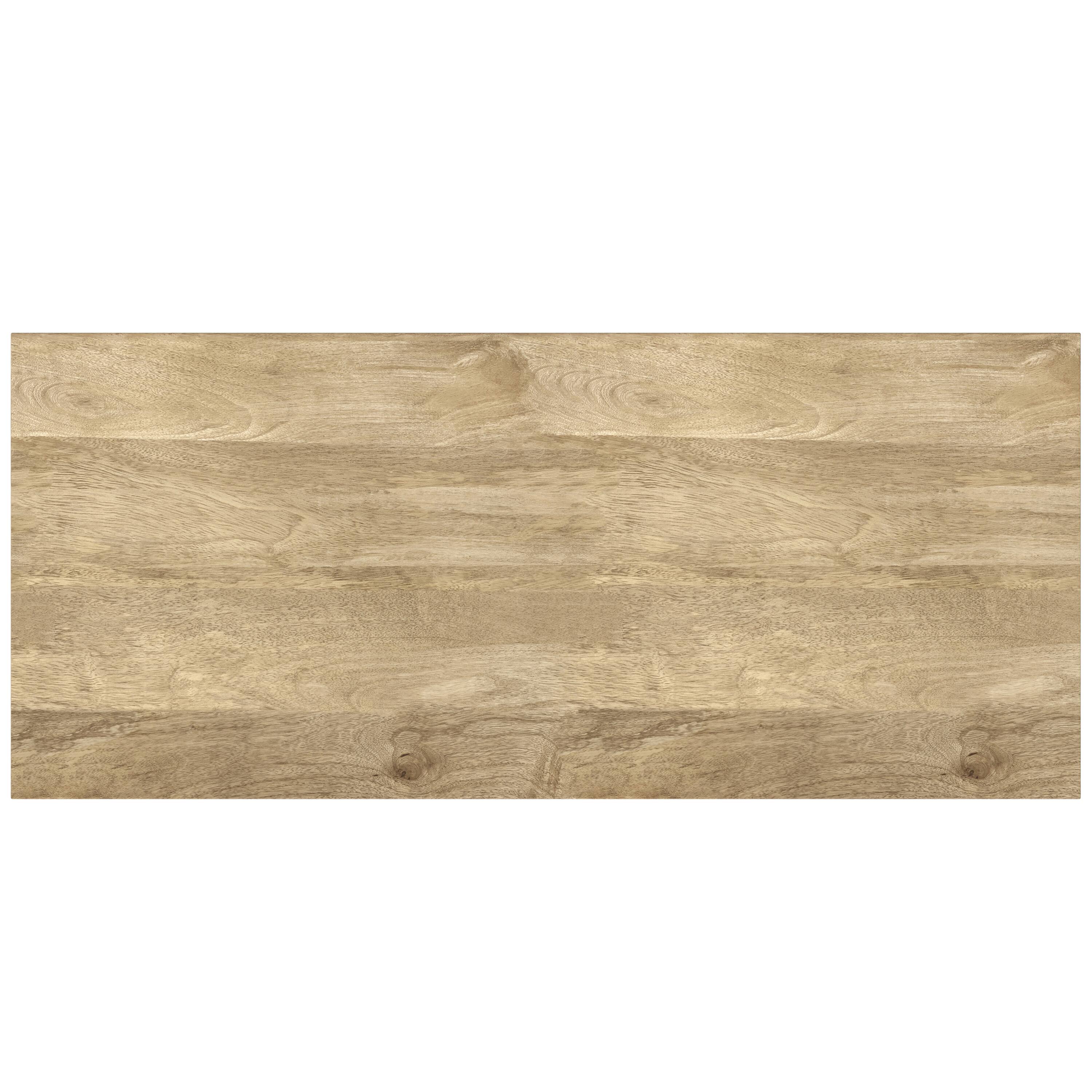 Alt View 2. Simpli Home - Hunter Solid Mango 39 inch Storage Cabinet in Natural Color (Set of 2) - Natural.