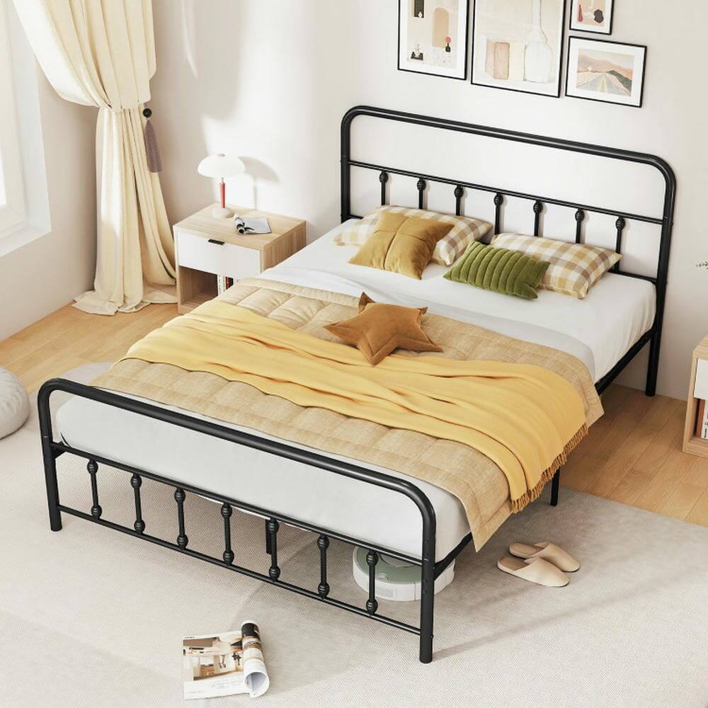 Alt View 6. Kadyn - Platform Bed Frame Bedroom Bed FrameBed Frame with Headboard and Under Bed Storage BlackQueen Size - Queen Size.